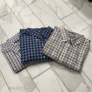 Men’s button up long sleeve dress shirts bundle XL